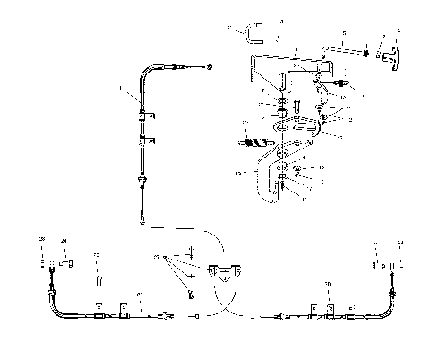 PARK BRAKE LOCK - A10RF50AB (4970927092C03)