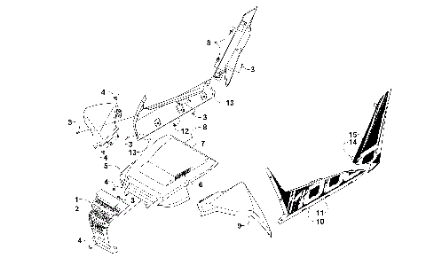 FRONT AND SIDE PANEL ASSEMBLIES [300130]