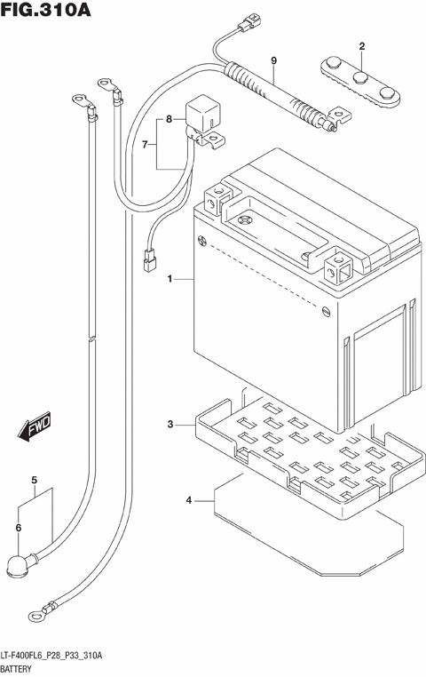 BATTERY (LT-F400FL6 P28)