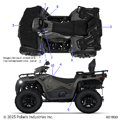BODY, DECALS, GENERAL - A26SJE57CK/EK (901833)
