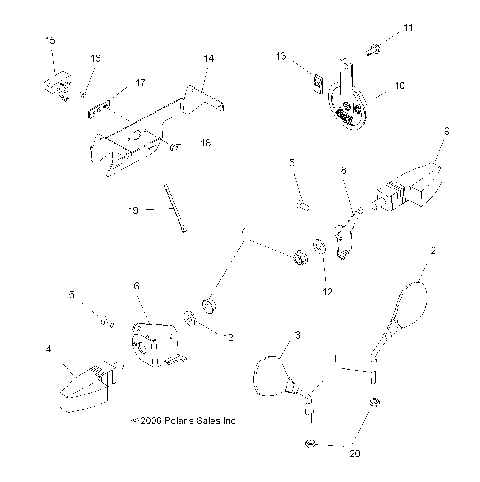 TURN SIGNALS/MIRRORS/HORN - A07MH76FA (49ATVTURNSIG078EFIIN)