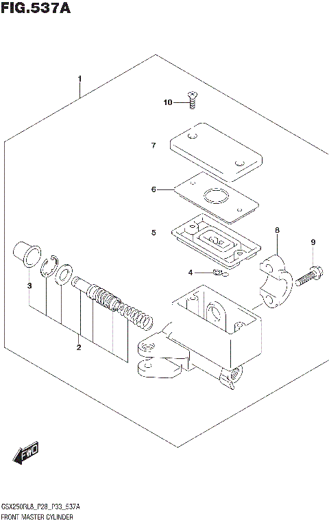 FRONT MASTER CYLINDER