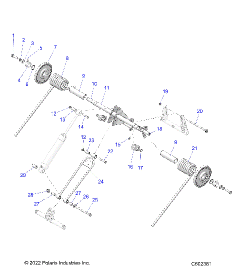 SUSPENSION, TORQUE ARM, REAR - S23CFF5TSL (C602381)