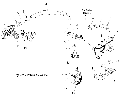 ENGINE, INTER COOLER - S14PT7FSL (49SNOWCOOLER13IQTURBOLXT)