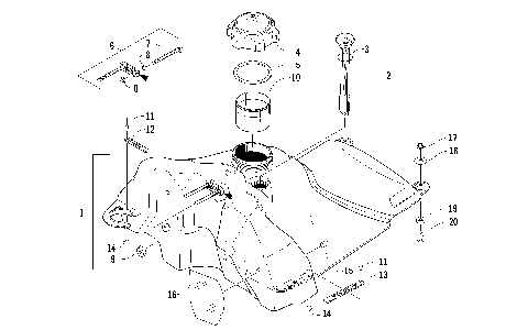 GAS TANK ASSEMBLY [87042]