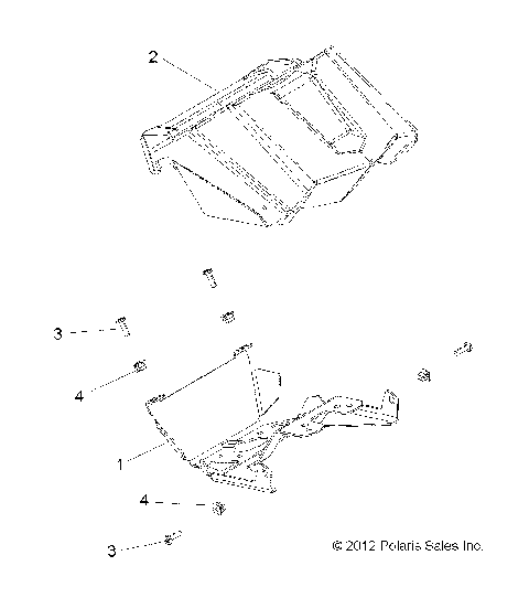 BODY, GAUGE POD - A15SVA85HD (49ATVGAUGES13850SCRAM)