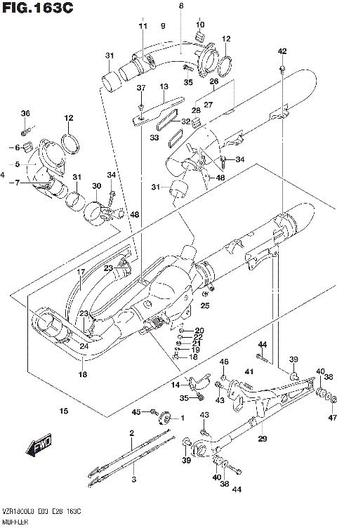 MUFFLER (VZR1800BZL8 E28)