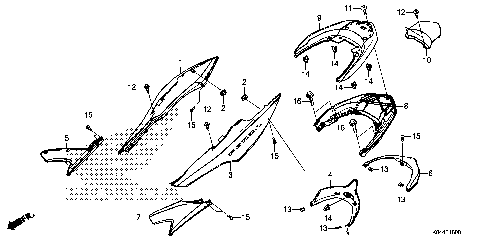 BODY COVER@GRAB RAIL