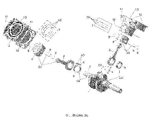 01- Rotax - Crankshaft, Piston And Cylinder