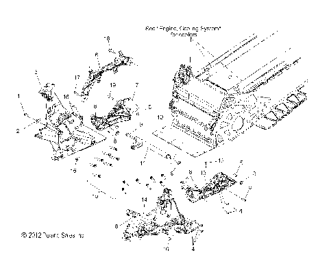 CHASSIS, BULKHEAD ASM. - S15CC6/CK6/CM6 ALLOPTIONS (49SNOWCHASSISFRT13600RMK)