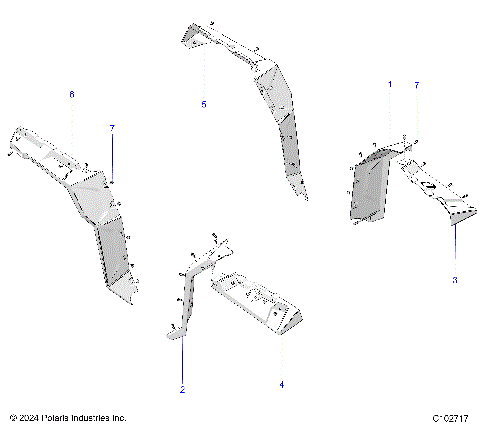 BODY, FENDER FLARES - A25SLE95CF/EF (C102717)