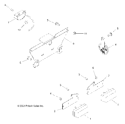 ELECTRICAL, TURN SIGNALS, HORN and LICENSE PLATE LIGHT - A09MN50ET (49ATVTURNSIG09SP500TR)