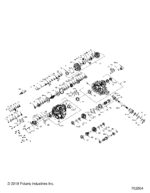 DRIVE TRAIN, MAIN GEARCASE - R25CDA57A1 (702664)