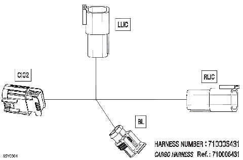08- Electric - Wiring Harness Box Rear - 710006431