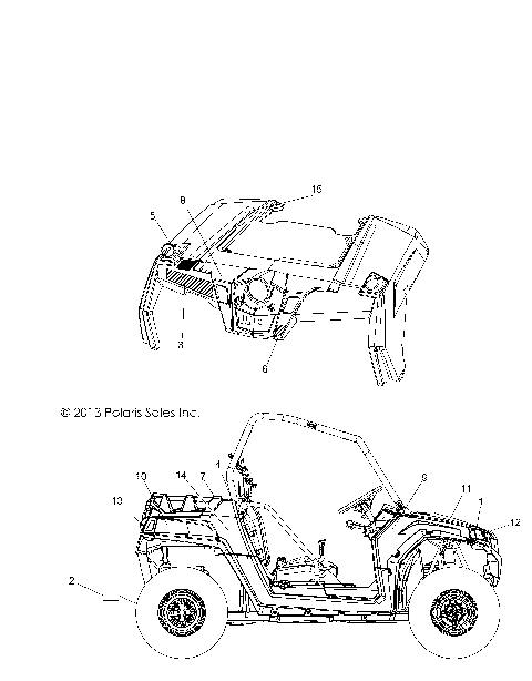 BODY, DECALS - Z14VH76AC/AD/EAJ/EAK/EAI/EAL/EAW (49RGRDECAL14RZR800)