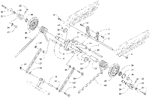 REAR SUSPENSION REAR ARM ASSEMBLY [107476]