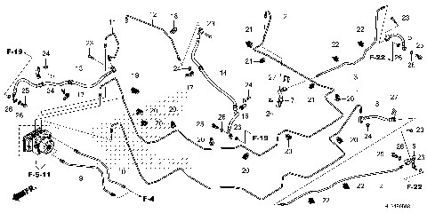 BRAKE PIPE@BRAKE HOSE (4)