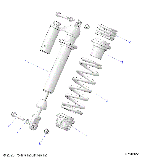 SUSPENSION, FRONT SHOCK MOUNTING - Z26NMT99A4/B4/A6 (C750922)