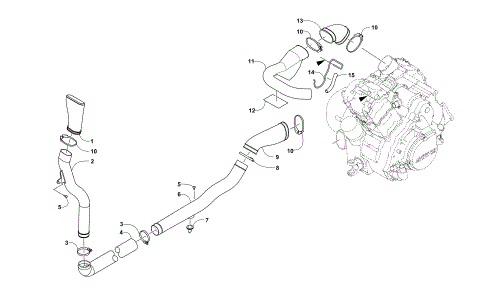 CASE/BELT COOLING ASSEMBLY