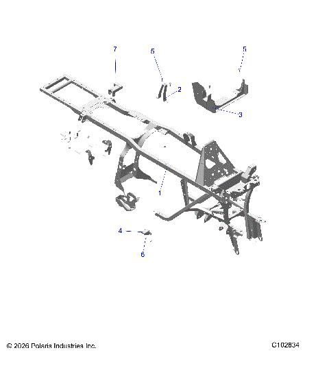 CHASSIS, FRAME - A25SZE57CL/EL (C102834)