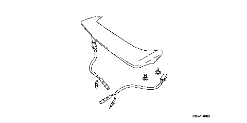 REAR SPOILER (W/BRAKE