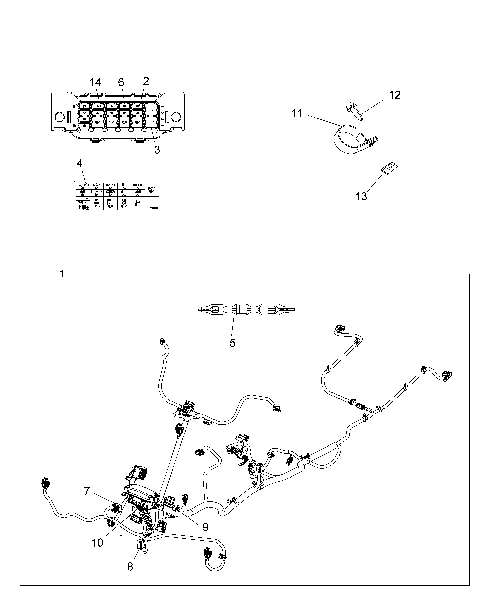 ELECTRICAL, HARNESS - A14MX5ETH (49ATVHARNESS14570UTE)