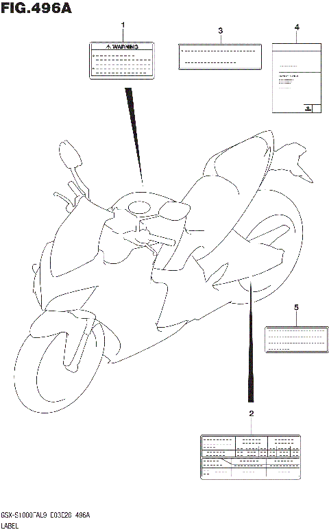 LABEL (GSX-S1000FAL9 E03)