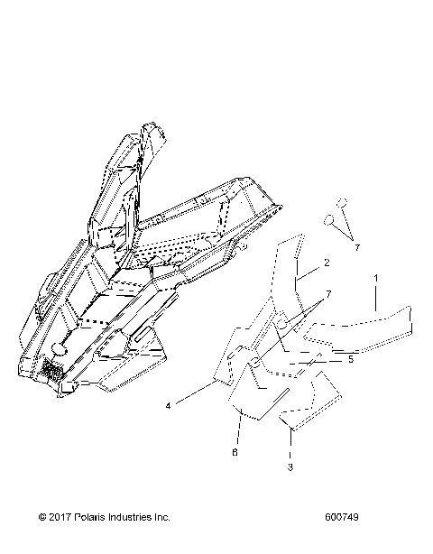 BODY, HOOD FOAM/FIBER - S24MDX6DSA/6DEA (600749)