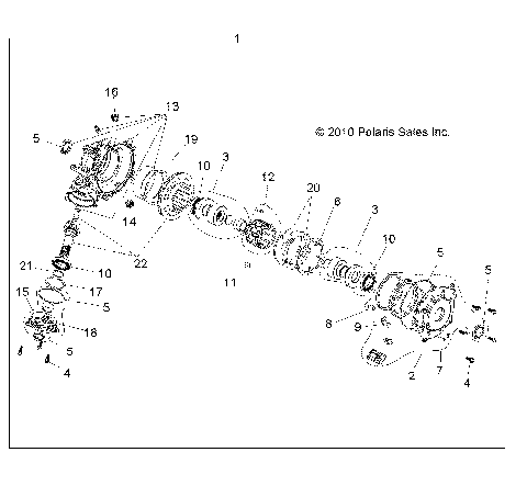 DRIVE TRAIN, FRONT GEARCASE - A12NG50FA (49RGRTRANSINTL1332956)