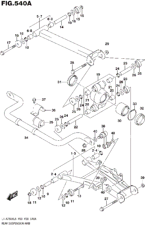 REAR SUSPENSION ARM