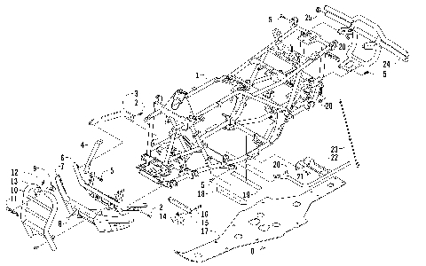 FRAME AND RELATED PARTS [85813]