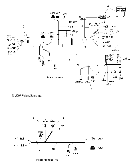 ELECTRICAL, WIRE HARNESS, MAIN - S08PY7FS/FE (49SNOWWIREHARNESSFSTCRSR)