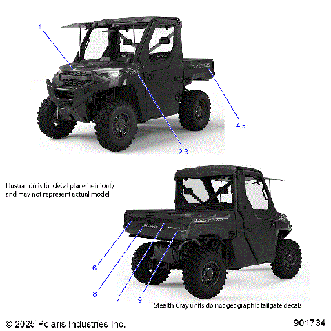 BODY, DECALS, GRAPHIC - R26RRY99A9/AF/AH/AB/AS/B9/BH (901734)