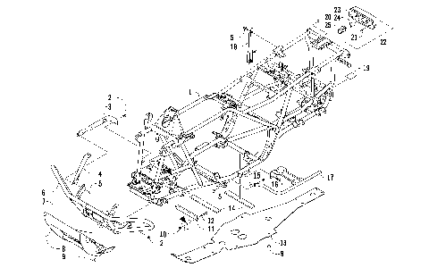 FRAME, TAILLIGHT, AND RELATED PARTS [92258]