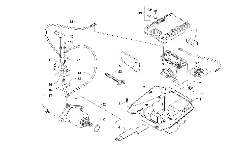 BATTERY AND STARTER ASSEMBLY [300279]