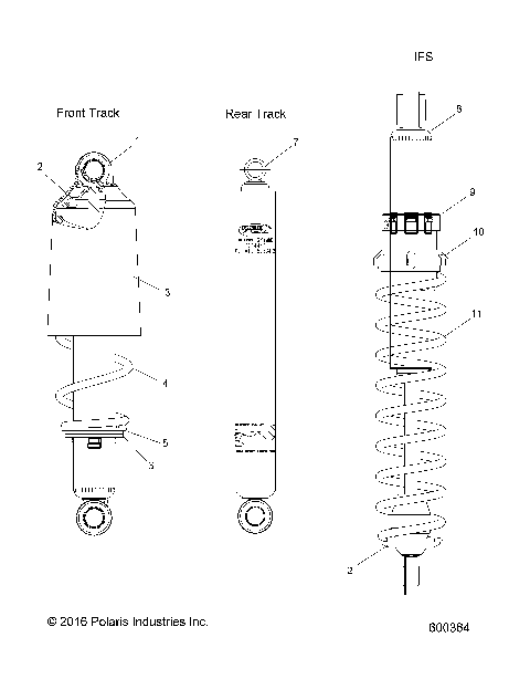 SUSPENSION, SHOCKS - S21EEG6PSL (600364)