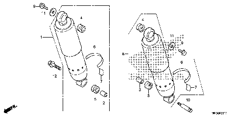 REAR SHOCK ABSORBER (1)