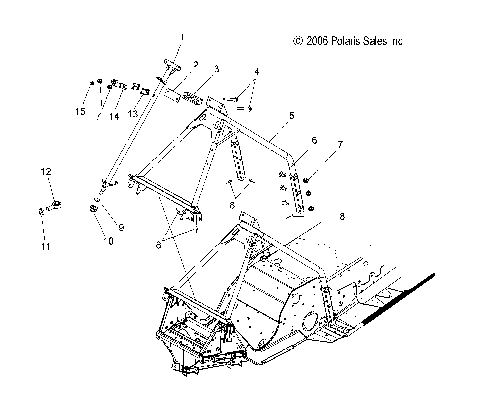STEERING, STEERING POST ASM. - S10MX6JSA/JEA (49SNOWSTEERINGPOST07440IQ)