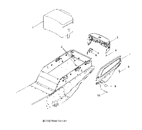 BODY, CARGO BOX - S10NT5BSL/BSM/BEL/BSF (49SNOWCARGO09TRLTRG)