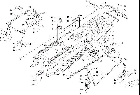 TUNNEL AND REAR RACK ASSEMBLY [107422]