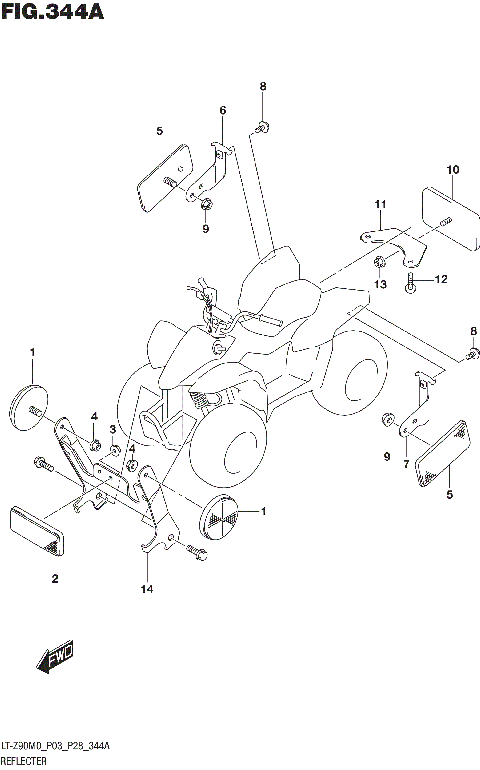 REFLECTOR (LT-Z90M0 P03)
