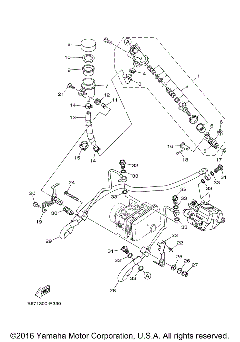 REAR MASTER CYLINDER