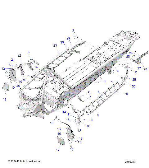 CHASSIS, FOOTRESTS, AND RUNNING BOARDS - S25TFG9BS/9BSB/9BE (C602930)