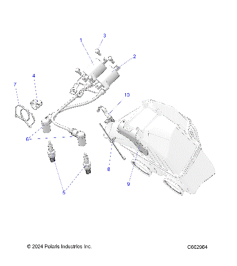 ELECTRICAL, IGNITION COIL/SPARK PLUGS - S25TDV8MS (C602964)
