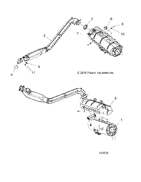 ENGINE, EXHAUST - A17SYE95AK [101035]