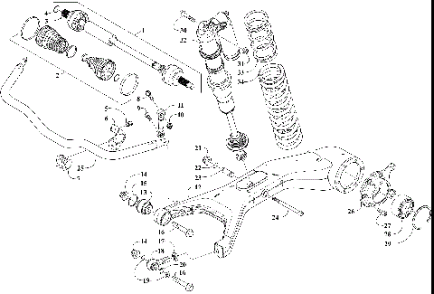 REAR SUSPENSION ASSEMBLY [303391]