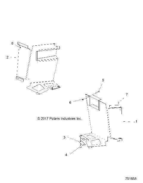 BODY, MUD GUARDS - R18RTED1F1 (701668)