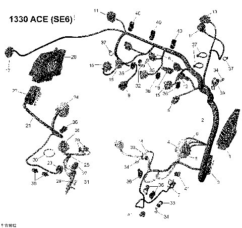 10- Engine Harness and Electronic Module - SE6
