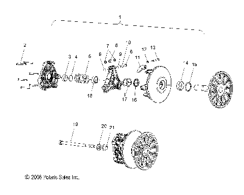 DRIVE TRAIN, CLUTCH, PRIMARY - S10PM7JSA (49SNOWDRIVECLUTCH09SHIFT)