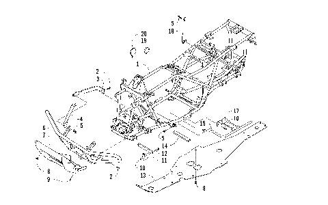 FRAME AND RELATED PARTS [85895]